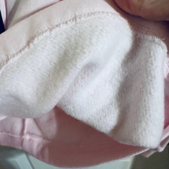 NWT Reebok Women's Crewneck 2-piece Short Set Frosted Berry Pink Sz M $95 - Picture 8 of 9